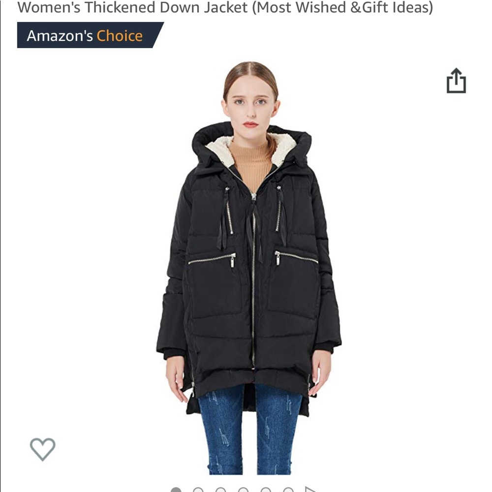 Orolay Thickened Down Jacket (black)